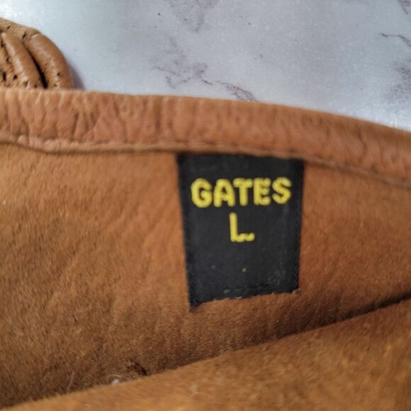 Gates Vintage Deerskin Men's Tan Leather Gloves - Picture 4 of 9